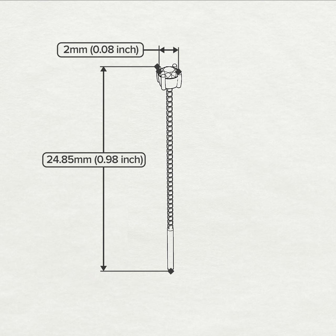 Hanging Diamond Earrings - Milani No. 2